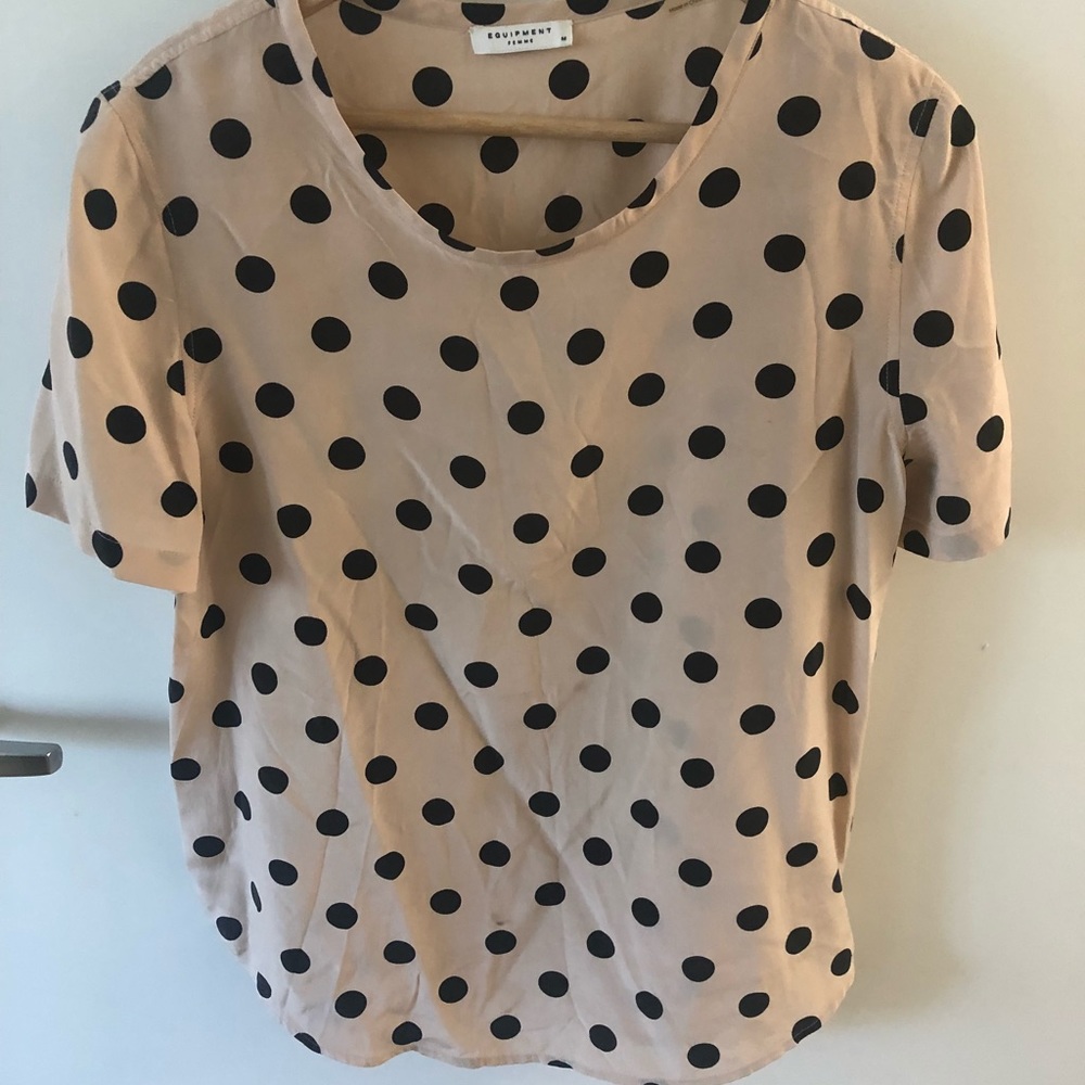 Equipment Femme Polka Dot Shirt